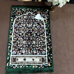 Premium Series Dark Green Foam Prayer Mat